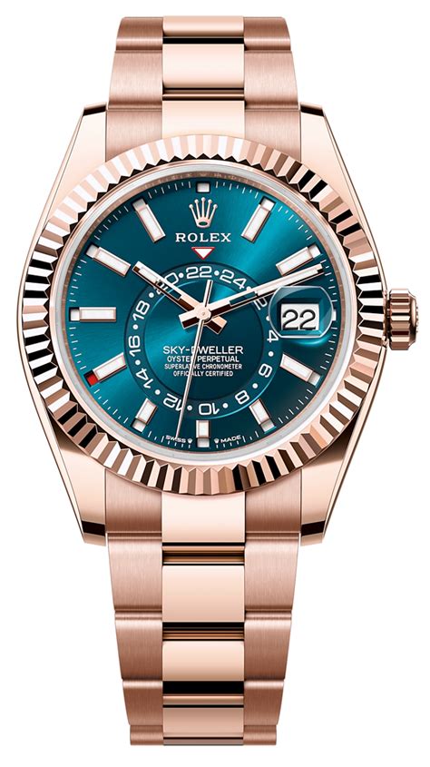 rose gold blue dial rolex|Rolex blue dial review.